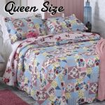 Colcha Ultrasonic Queen Dyuri Araguai Patchwork em Poliéster 3 Peças – Colorida