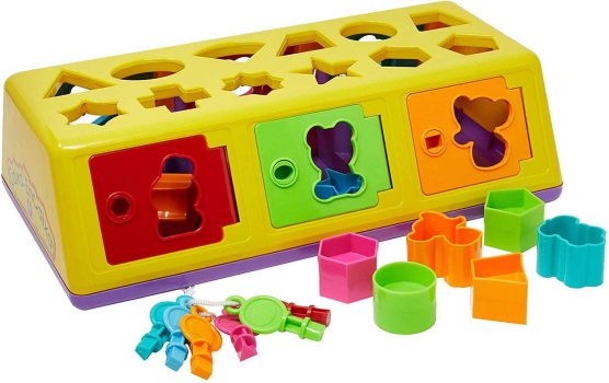 Estrela Brinquedo Educativo Caixa-Encaixa a Partir de 1 Ano, Multicor