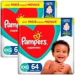 Fralda Pampers Supersec XXG - 128 Unidades