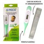 G-Tech Termômetro Digital de Ponta Flexível - Alimentado por pilha/bateria