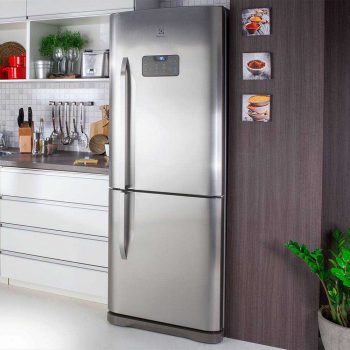 Geladeira / Refrigerador Frost Free Bottom Freezer Inverter Inox 454 Litros (IB53X)