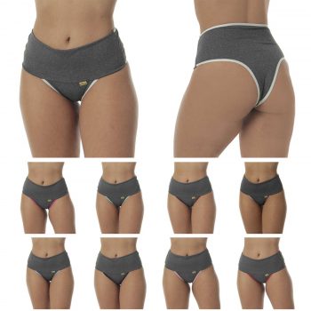 Kit 10 Calcinhas Com Compressão Para Barriga Fit