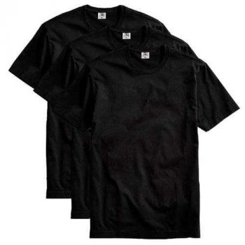 Kit com 3 Camisetas Masculina Básica Algodão Premium
