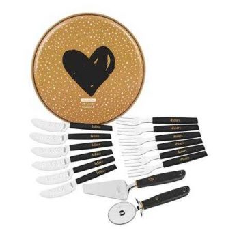 Kit Para Pizza My Lovely Kitchen 15 Peças 29899071 Tramontina