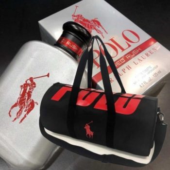 Kit Perfume Ralph Lauren Polo Red Rush 125Ml + Mala