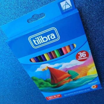 Lápis de Cor 36 Cores Sextavado Académie, Tilibra
