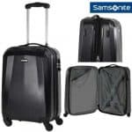 Mala de Viagem Samsonite Média 23kg Rígida - Expansiva com Giro 360º Hudson Preta