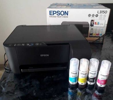 Multifuncional Epson EcoTank L3150 - Tanque de Tinta Colorida, Wi-Fi Direct, USB, Bivolt