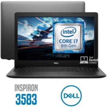 Notebook Dell Inspiron I15-3583-AS90P 8ª Intel Core I7 8GB 256GB SSD 15,6" W10