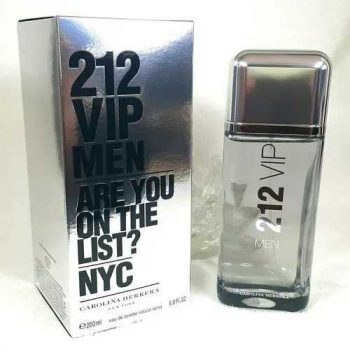 Perfume Masculino 212 VIP Men Carolina Herrera Eau de Toilette 200ml - Incolor