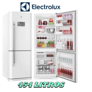 Refrigerador Electrolux Frost Free Bottom Freezer 454L Branco 127V DB53