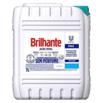 Sabão Líquido Brilhante Ação Total Profissional Sem Perfume 7L – 1 Unidade