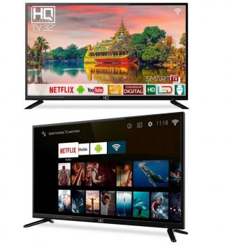 Smart TV LED 32" HD HQ HQSTV32NP Netflix Youtube 2 HDMI 2 USB Wi-Fi