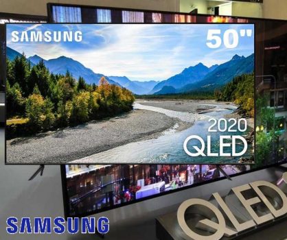 Smart TV QLED 50" 4K Samsung 50Q60T / QN50Q60TAGXZD Pontos Quânticos, Borda Infinita, Alexa Built in