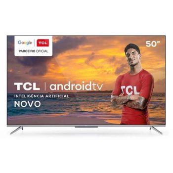 Smart TV TCL LED Ultra HD 4K 50" Android TV com Google Assistant, Bordas Ultrafinas e Wi-Fi - 50P715