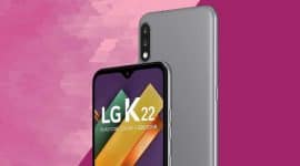 Smartphone LG K22 LMK200BMW 2GB 32GB Câmera Dupla 13Mp+2Mp Azul