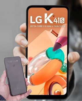 Smartphone LG K41S Preto 32GB, RAM de 3GB, Tela de 6,55" V- Notch HD+ 20:9, Inteligência Artificial, Câmera Quádrupla e Processador Octa-Core 2.0