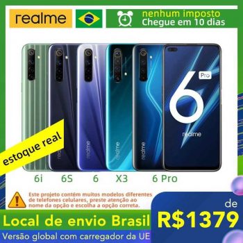 Smartphones Realme com Estoque no Brasil Sem Risco de Taxas