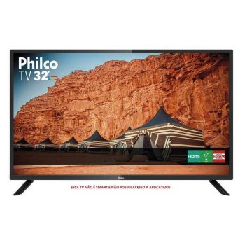 Tv 32 Polegadas, Resolução Hd Com Receptor De Sinal De Tv Digital Já Integrado - Tv Ptv32f10d Led