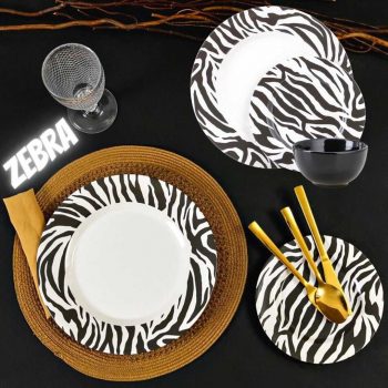 Aparelho de Jantar Zebra 18 Peças - La Cuisine