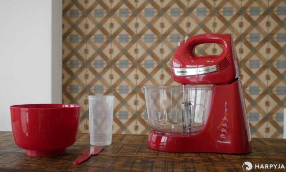 Batedeira Mondial Vermelha 400W Premium – Bella Massa B-29 04 Velocidades