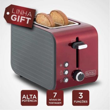 Black+Decker Tostador Metálico T850V-BR