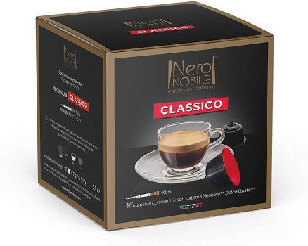 Cápsulas de Café Classico Neronobile - Compatível com Dolce Gusto - Contém 16 Cápsulas