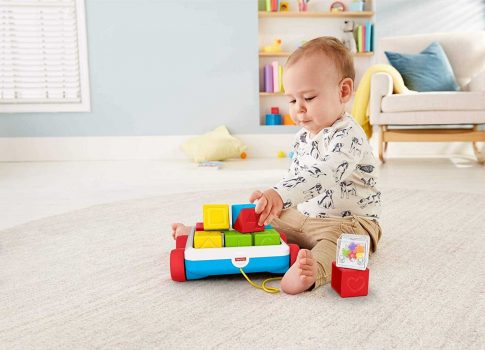 Carrinho de Blocos, Fisher Price, Multicolorido, GML94, Mattel