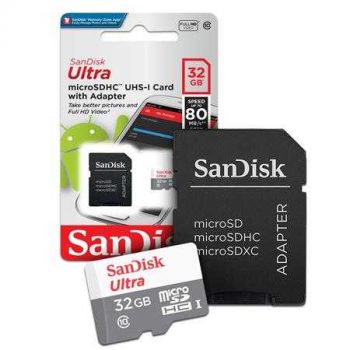 Cartão de Memória SanDisk Micro SD, 32Gb