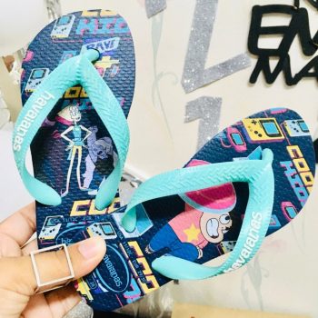 Chinelo Cartoon, Havaianas, Criança Unissex