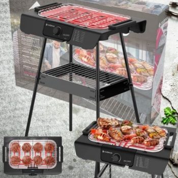 Churrasqueira Elétrica Cadence Grl860 Alta Grill Menu com Controle de Temperatura
