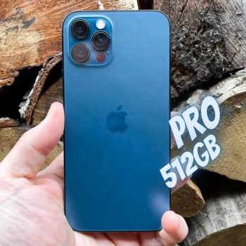 iPhone 12 Pro Apple 512GB Azul-Pacífico Tela de 6,1”, Câmera Tripla de 12MP, iOS
