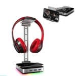 JIUSHARK JSR-1 RGB Headphones Stand with USB Ports