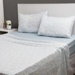 Jogo de Cama Queen 4 Peças Ariel Floral Azul - Basic+