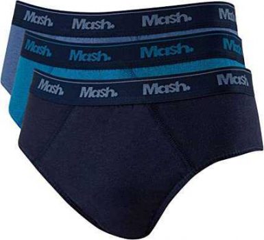 Kit 3 Cuecas Slip, Mash, Masculino