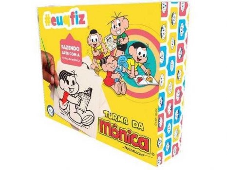 Kit de Pintura Turma da Mônica euqfiz Arte - i9 Brinquedos