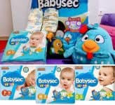 Kit Fraldas Babysec Ultrasec Galinha Pintadinha