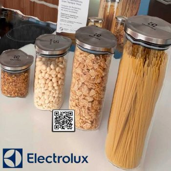 Kit Potes de Vidro Porta Mantimentos Herméticos 4 Unid ELECTROLUX - Integração