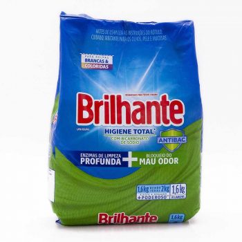 Lava Roupas Desinfetante em Pó Brilhante Higiene Total Combate germe e bactérias 1.6kg