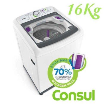 Máquina de Lavar Consul 16kg Dosagem Extra Econômica e Ciclo Edredom - CWL16AB