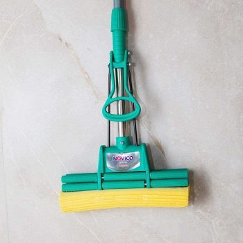 Mop Sekito com Cabo, Amarelo/Verde, Noviça
