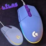 Mouse Gamer Rgb Logitech G203 Lightsync Com Efeito De Ondas De Cores 6 Botões Programáveis E Até 8.000 Dpi - Lilás