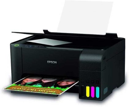Multifuncional Epson EcoTank L3110 - Tanque de Tinta Colorida, USB, Bivolt