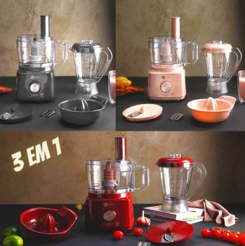 Multiprocessador 3 Em 1 Lux Fun Kitchen