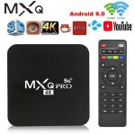 Mxq Pro 4k 2.4g / 5ghz Wifi Android 9.0 Quad Core Smart Tv