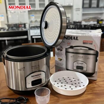 Panela de Arroz Elétrica Mondial Pratic PE-43-6X - 6 Xícaras 500W