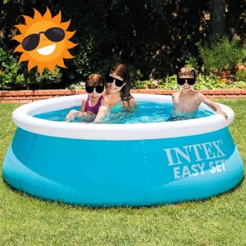 Piscina Infantil Inflável Intex 886L - Redonda Easy Set