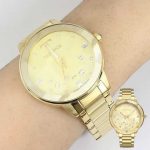 Relógio Technos Crystal Feminino Dourado Analógico 2039CE/4X