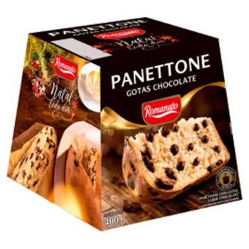 [Retirar na Loja] Panettone Gotas Chocolate 400gr - Romanato
