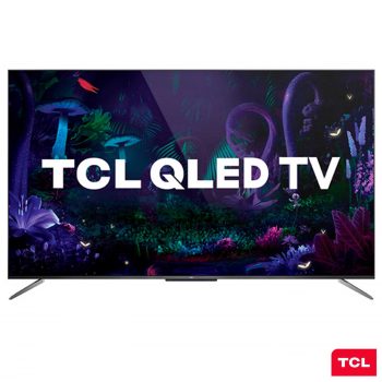Smart TV TCL QLED Ultra HD 4K 55' Android TV com com Google Assistant, Design sem Bordas e Wi-Fi - QL55C715